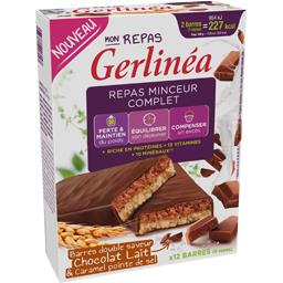GERLINEA BARRES REPAS DOUBLE SAVEUR 372G