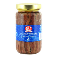 LA MONEGASQUE FILETS ANCHOIS ALLONGÉS HUILE EQUILIBRE POT VERRE 210G