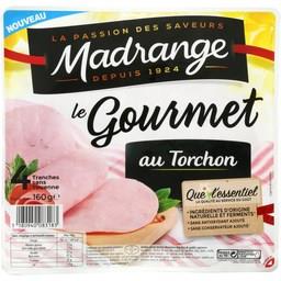 MADRANGE JAMBON LE GOURMET TORCHON SANS COUENNE MADRANGE 4 TRANCHES 160GR