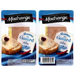 MADRANGE MOUSSE DE CANARD AU PORTO QUE L'ESSENTIEL MADRANGE 2X50G