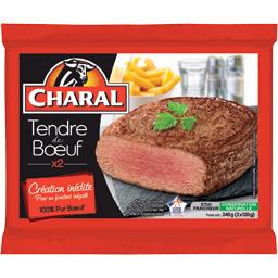 CHARAL TENDRE DE BOEUF CHARAL VIANDE BOEUF FRANCAISE 2X120G