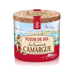 SAUNIER DE CAMARGUE FLEUR DE SEL LE SAUNIER DE CAMARGUE BOÎTE RONDE 125G