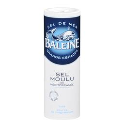 LA BALEINE SEL EXTRA FIN DE MER IODÉ BALEINE SALIÈRE PLASTIQUE 250G