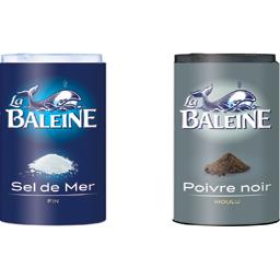 LA BALEINE DUO SEL ET POIVRE LA BALEINE 68G