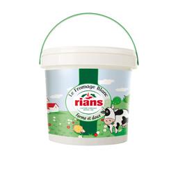 RIANS FROMAGE BLANC DOUX DE CAMPAGNE RIANS 7%MG SEAU 2KG