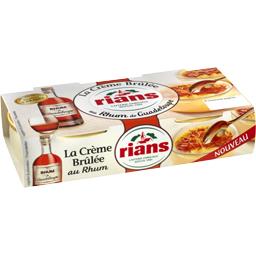RIANS CREME BRULEE AU RHUM RIANS X2 200G