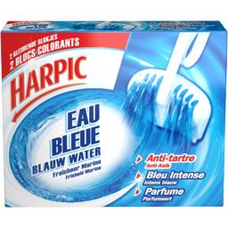 HARPIC BLOC CUVETTE ANTI TARTRE EAU BLEUE HARPIC ÉTUI X2