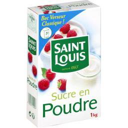SAINT LOUIS SUCRE POUDRE ST LOUIS ÉTUI 1KG ST LOUIS SUCRE