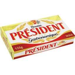PRESIDENT BEURRE DOUX PRÉSIDENT 82%MG PLAQUETTE 125G