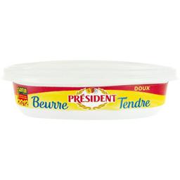 PRESIDENT BEURRE TENDRE DOUX PRÉSIDENT 82%MG BEURRIER 125G