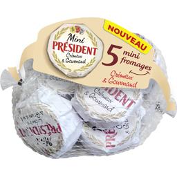 PRESIDENT MINI PRESIDENT 5 PORTIONS SOUS FILET PRESIDENT 150G