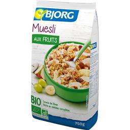 BJORG CÉRÉALES MUESLI VITAMINES BIO BJORG 750G