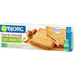 BJORG BISCUITS FOURRÉS CHOCOLAT NOISETTES BJORG 225G