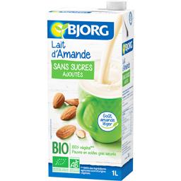 BJORG LAIT AMANDE SANS SUCRE BJORG 1L