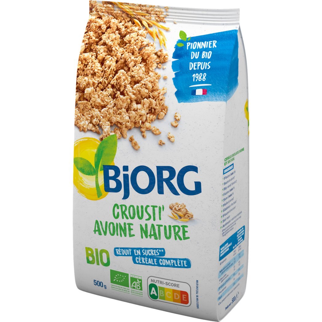 BJORG BJOR CROUSTI AVOINE NATURE 500GR