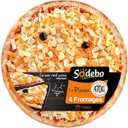 SODEBO PIZZA LA PIZZA 4 FROMAGES FONDANTS SODEBO 470G