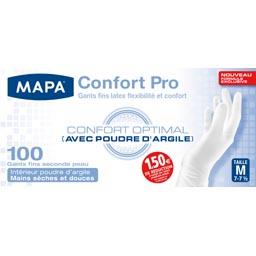 MAPA GANTS SOLO LATEX NATUREL MAPA TAILLE M BOÎTE DISTRIBUTRICE X100