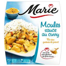 MARIE MOULES SAUCE AU CURRY ET RIZ AUX GRAINES DE PAVOT MARIE 300G