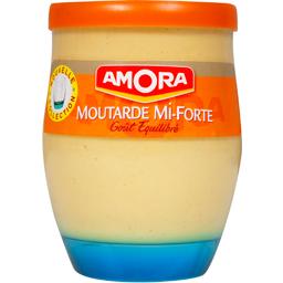 AMORA MOUTARDE MI-FORTE AMORA VERRE DE TABLE COLORÉ 230G