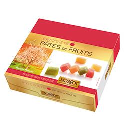LE GRAND VERGER PÂTES DE FRUITS BÂTONNETS NON RANGÉS LE GRAND VERGER BTE 1KG