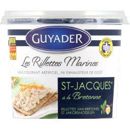 GUYADER RILLETTES AUX ST JACQUES  À LA BRETONNE 120G
