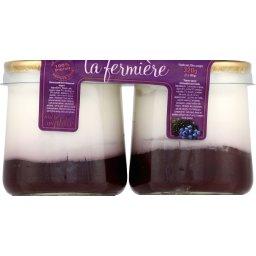 LA FERMIERE YAOURT MONT PLAISIR MURE MYRTILLE LA FERMIÈRE 2X160G