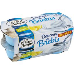 LE PETIT BASQUE DOUCEUR DE BREBIS CITRON LE PETIT BASQUE 4X100G