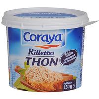 CORAYA RILLETTES DE LA MER AU THON CAP OCÉAN 150G