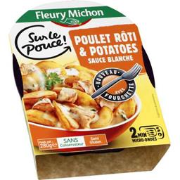 FLEURY MICHON POULET ROTI ET POTATOES SAUCE BLANCHE FLEURY MICHON 280G