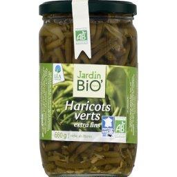 LE JARDIN BIOLOGIQUE HARICOTS VERTS EXTRA-FINS BIO LE JARDIN BIOLOGIQUE 360G