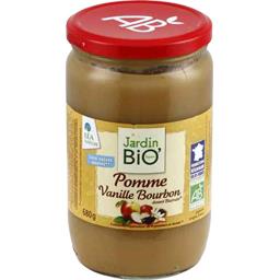 LE JARDIN BIOLOGIQUE DESSERT DE FRUITS POMME/VANILLE BIO LE JARDIN BIOLOGIQUE 680G