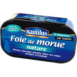 NAUTILUS FOIE MORUE NATURE 120G