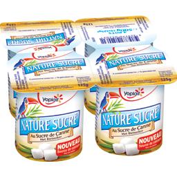 YOPLAIT YAOURT FERME NATURE SUCRÉ YOPLAIT 125GX4
