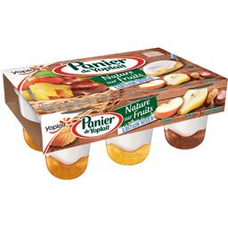 YOPLAIT YAOURT AUX FRUITS PANIER NATURE SUR FRUITS PANACHE EDITION 6X140G