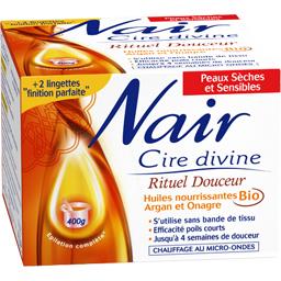 NAIR CIRE DIVINE RITUEL DOUCEUR HUILE ARGAN ET ONAGRE NAIR 400G