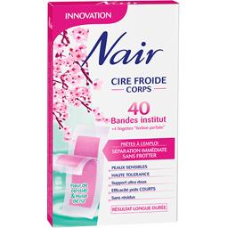 NAIR BANDES DE CIRE FROIDE CERISIER NAIR X40