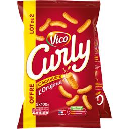 CURLY CURLY CACAHUÈTE 100G X2