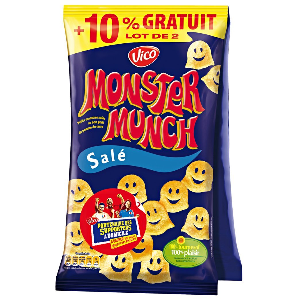 MONSTER MUNCH MONSTER MUNCH SALÉ 85GX2