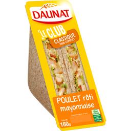 DAUNAT SANDWICH TRIANGULAIRE POULET RÔTI MAYONNAISE DAUNAT 160G