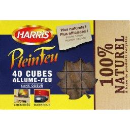 HARRIS ALLUME FEU CUBES BOIS 100% NATUREL HARRIS BOÎTE X40