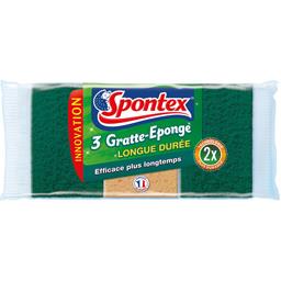 SPONTEX GRATTE EPONGE LONGUE DUREE SPONTEX X3