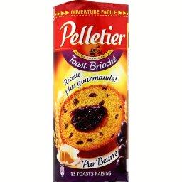 PELLETIER TOASTS BRIOCHÉS RAISINS PELLETIER 175G