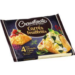 CROUSTIPATE CARRES FEUILLETES X4 CROUSTIPATE 240G