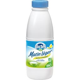 LACTEL LAIT MATIN LÉGER BIO DE LACTEL 1,2%MG 1L
