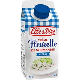 ELLE & VIRE CRÈME FLEURETTE LÉGÈRE DE NORMANDIE ELLE & VIRE 33 CL