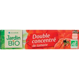 LE JARDIN BIOLOGIQUE DOUBLE CONCENTRÉ DE TOMATE BIO JARDIN BIOLOGIQUE 200G