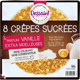 DANIEL DESSAINT CRÊPES MOELLEUSE SUCRÉES X8 400G DANIEL DESSAINT