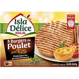 ISLA DELICE HACHES DE POULET ROTI ISLADELICE X8 640G