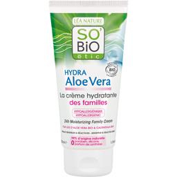 SO BIO ETIC LA CRÈME HYDRATANTE DES FAMILLES, HYDRA ALOE VERA 100 ML BIO