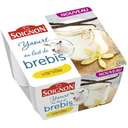 SOIGNON YAOURT AU LAIT DE BREBIS VANILLE SOIGNON 4X110G